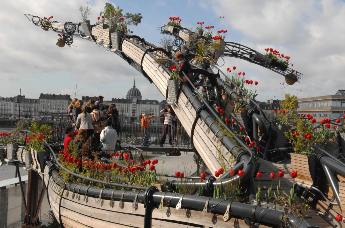 arbres aux hérons machine ile de Nantes 44