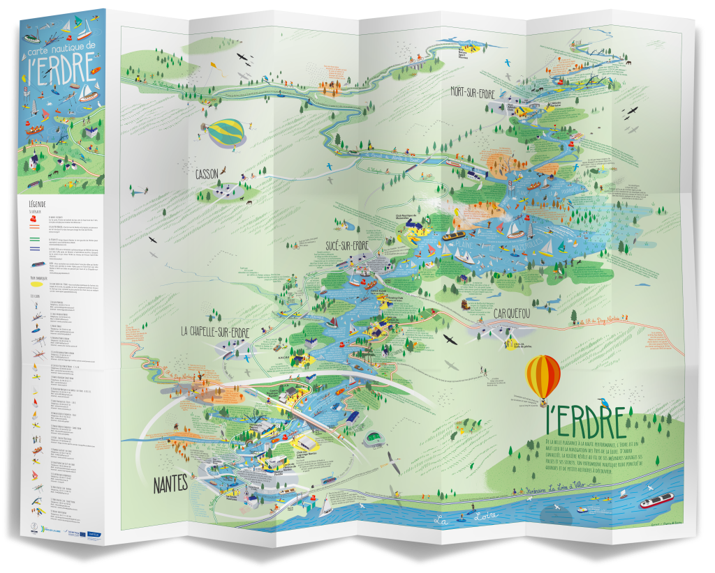 plan de l'erdre à Nantes